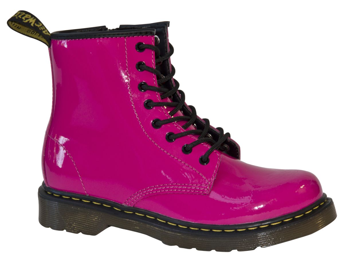 描述 : 15382670_CORE_JUNIORS_LACE_BOOT_HOT_PINK_PATENT_LAMPER